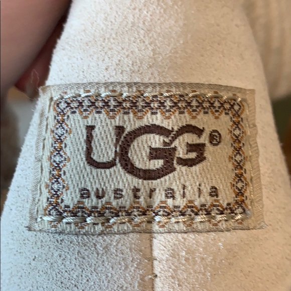 Ugg Tall Cardy Button Boot in Sand - Picture 6 of 10